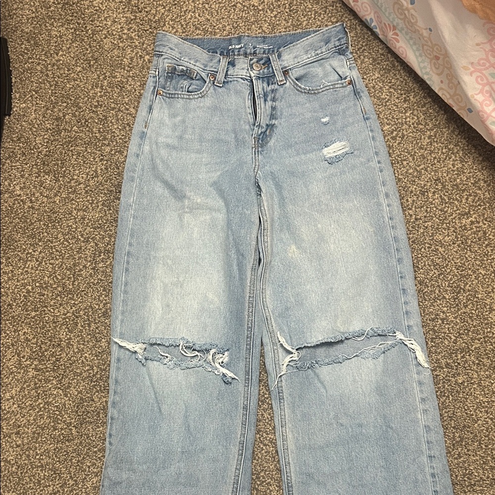 Old Navy Light Blue Boyfriend Jeans